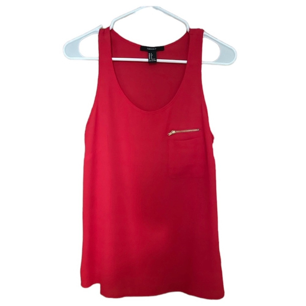 Red tank top
